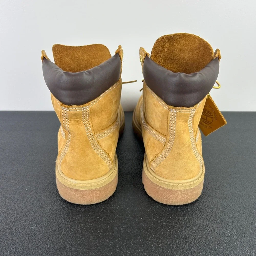 Timberland Classic 6″ Waterproof‎ Boots Men's 5M Wheat Nubuck Primaloft Excel